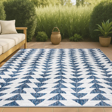 Andratx Modern Tribal Geometric Indoor/outdoor Area Rug